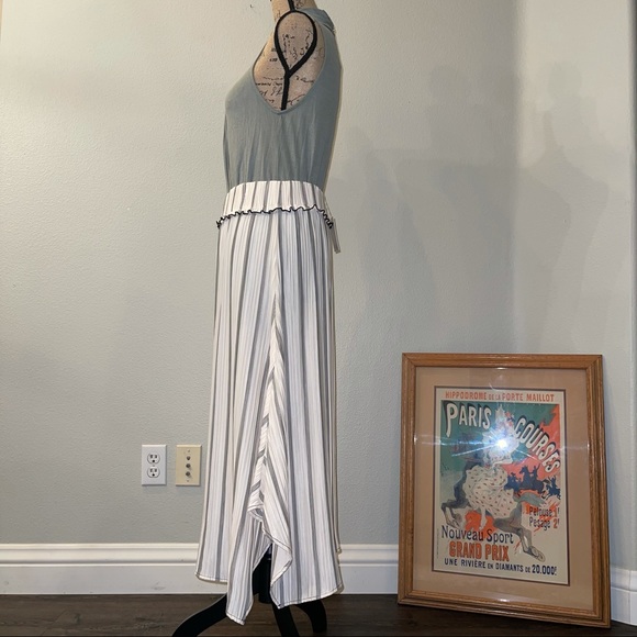 Ava James Asymmetrical Striped Skirt - Picture 3 of 6